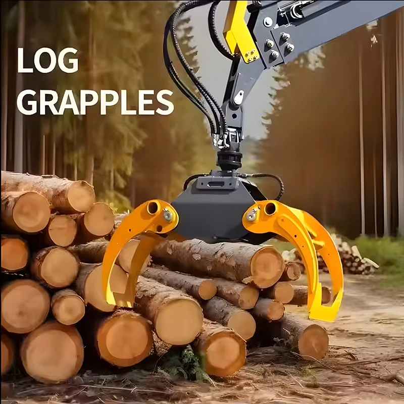 Log Grab With Chain Saw Manufacturer Steel Wood factory